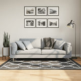 Black and white washable rug 120x180 cm non-slip