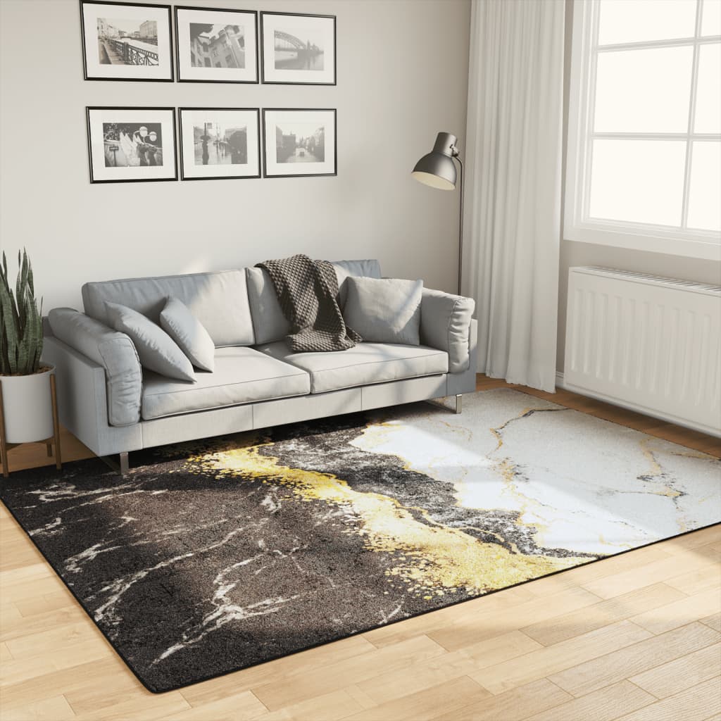 Washable multi-colored rug 160x230 cm non-slip