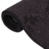 Tapis lavable anthracite 400x300 cm antidérapant