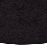 Tapis lavable anthracite Ø 200 cm antidérapant