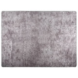 Tapis lavable gris 400x300 cm antidérapant