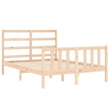 Cadre de lit sans matelas 140x190 cm bois de pin massif