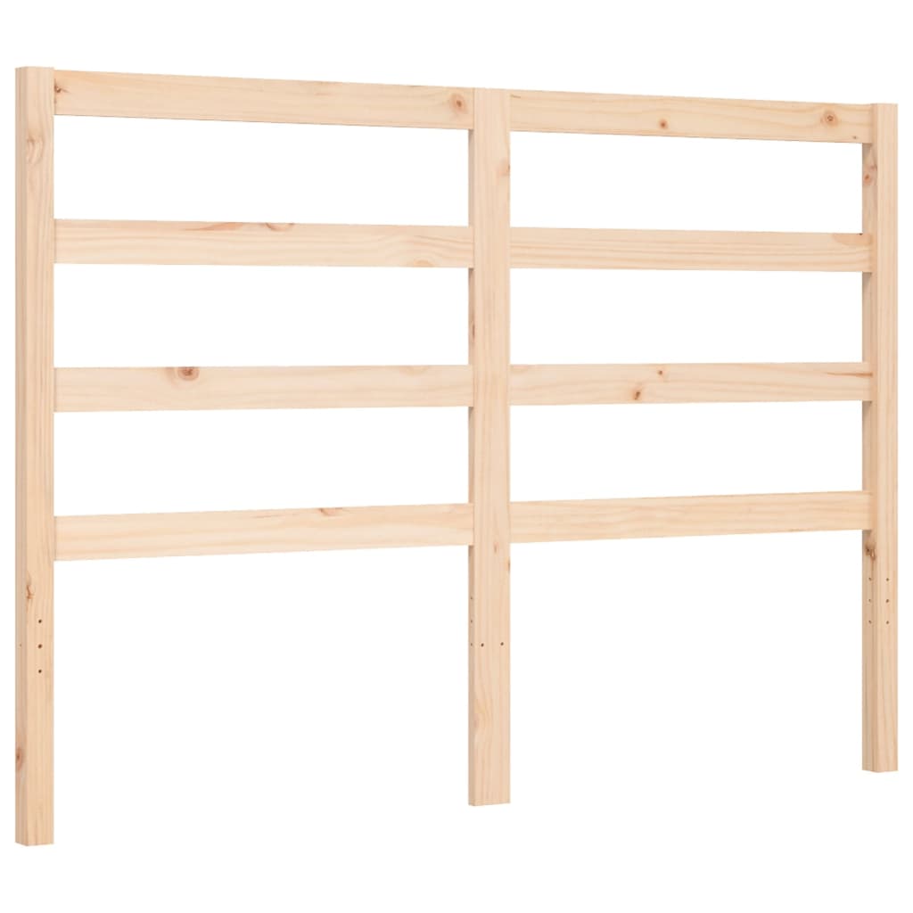 Cadre de lit sans matelas 140x190 cm bois de pin massif