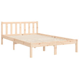 Cadre de lit sans matelas 160x200 cm bois massif de pin