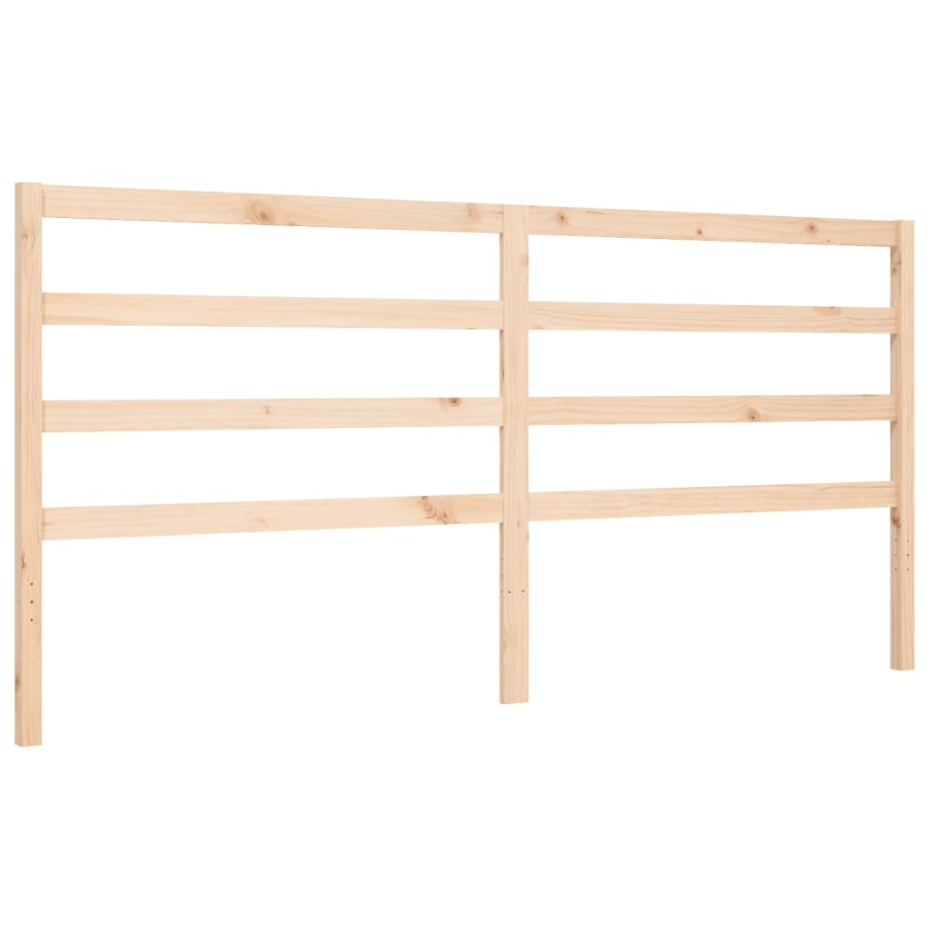 Cadre de lit sans matelas 200x200 cm bois massif de pin