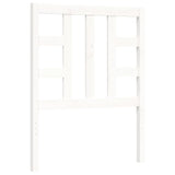 Cadre de lit sans matelas blanc bois de pin massif