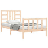 Cadre de lit sans matelas 90x190 cm bois de pin massif