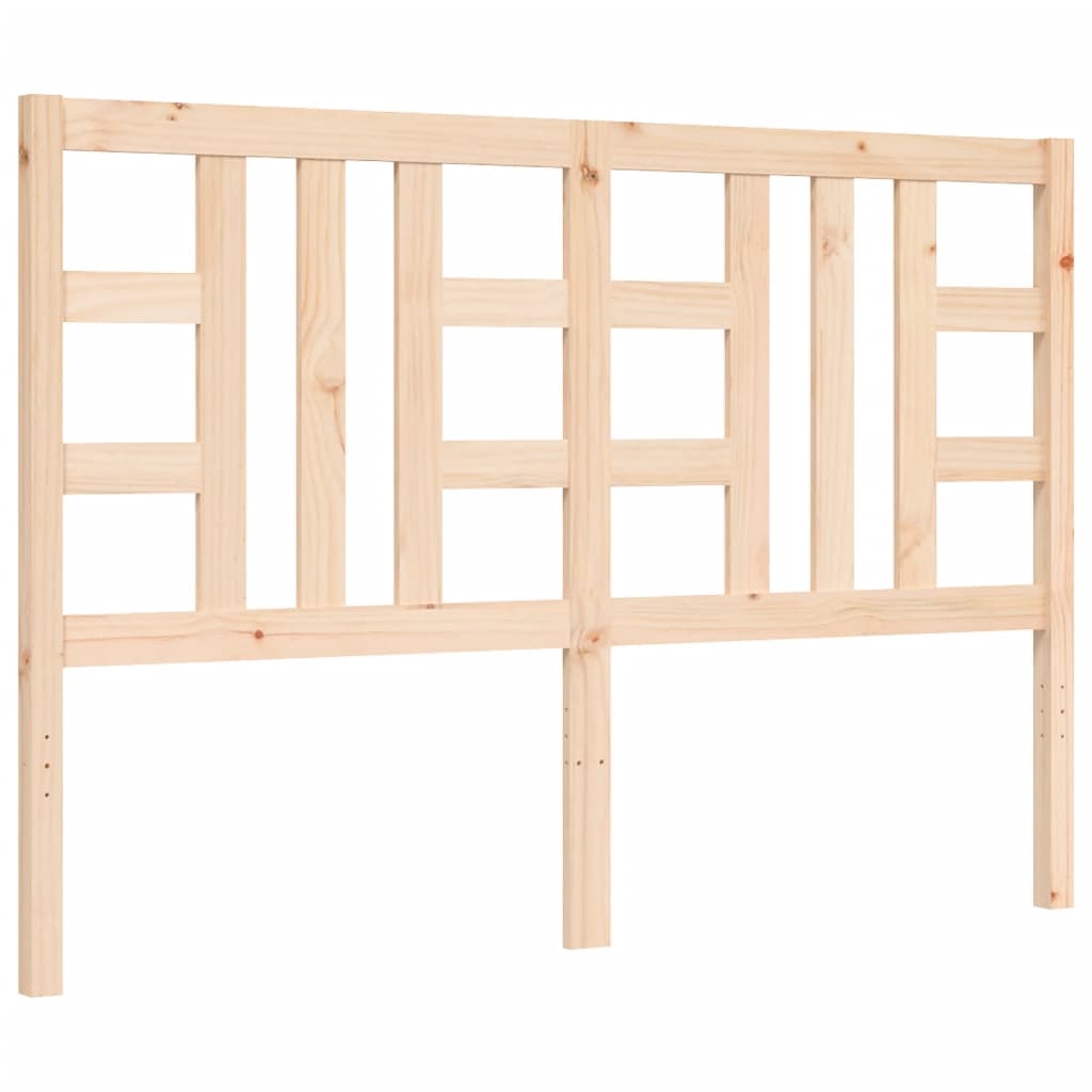 Cadre de lit sans matelas 140x190 cm bois de pin massif