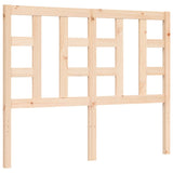 Bed frame without mattress 120x200 cm solid pine wood