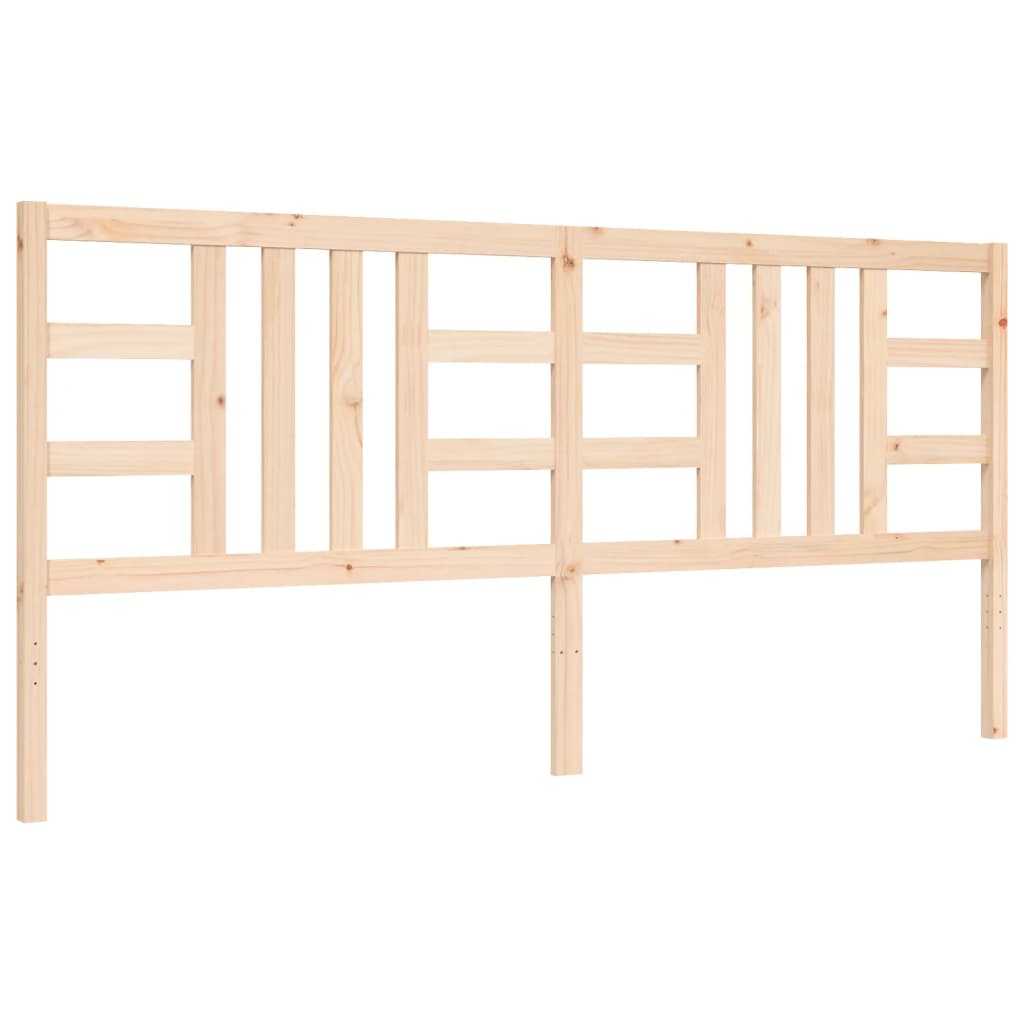 Cadre de lit sans matelas 200x200 cm bois massif de pin