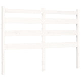 Cadre de lit sans matelas blanc bois de pin massif