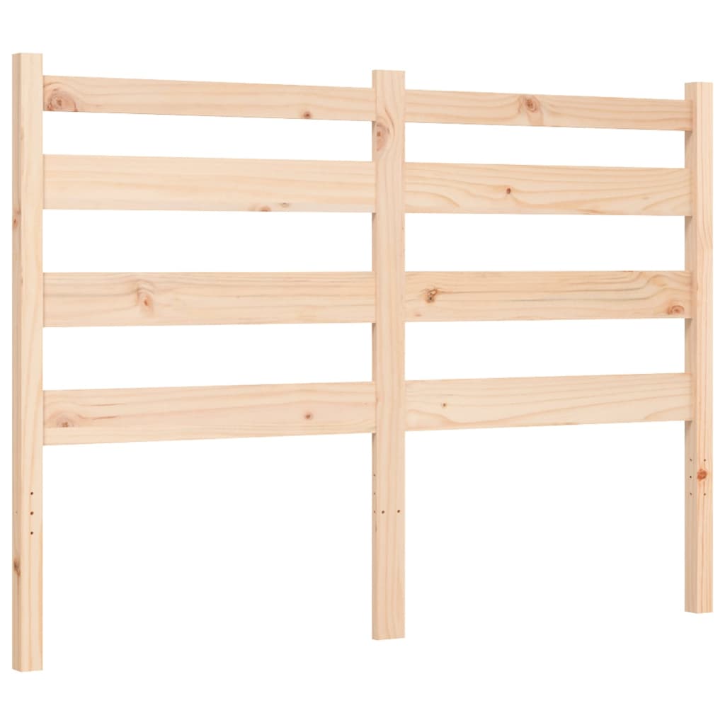 Cadre de lit sans matelas 140x190 cm bois de pin massif