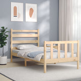 Cadre de lit sans matelas 90x200 cm bois de pin massif