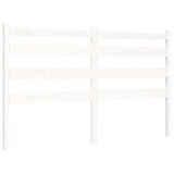 Cadre de lit sans matelas blanc 160x200 cm bois de pin massif