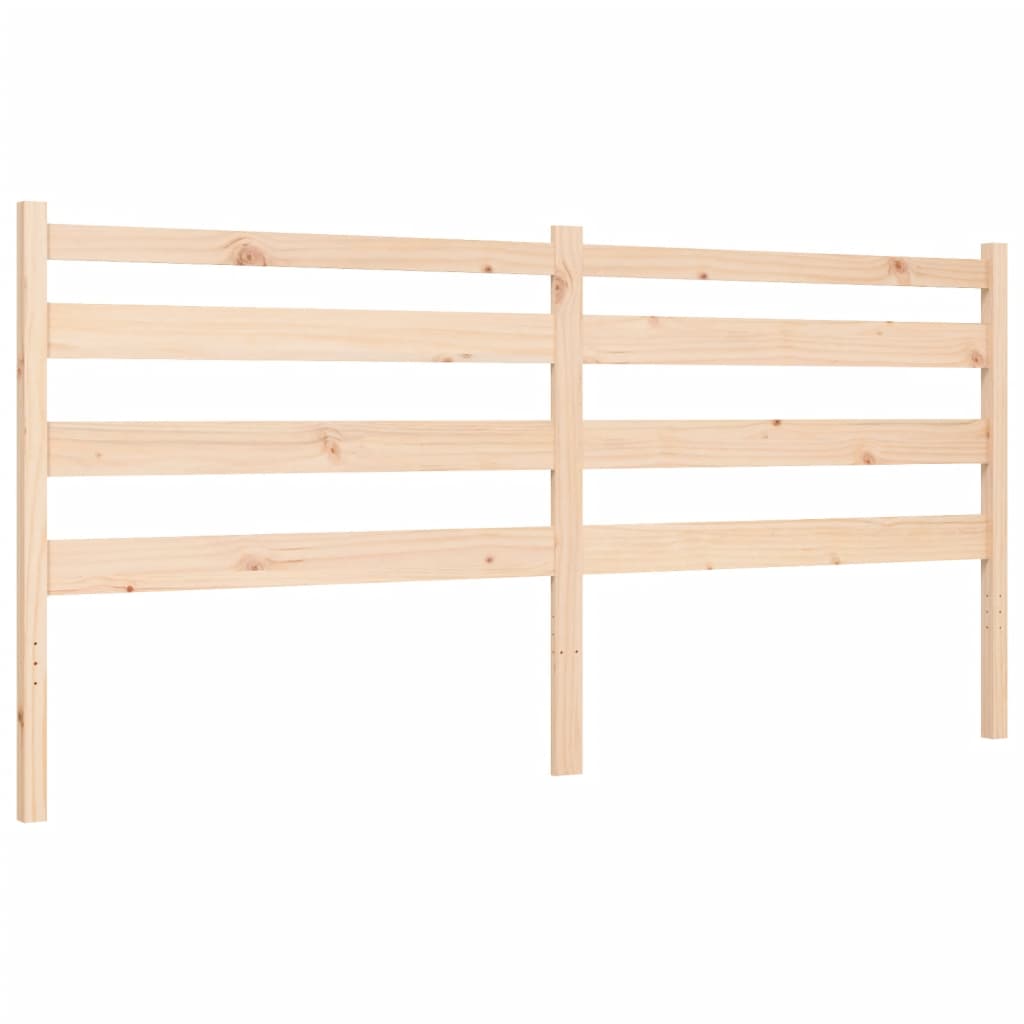 Cadre de lit sans matelas 200x200 cm bois massif de pin