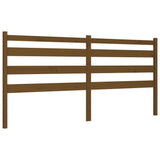 Cadre de lit sans matelas marron miel 200x200cm bois pin massif