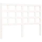 Cadre de lit sans matelas blanc bois de pin massif