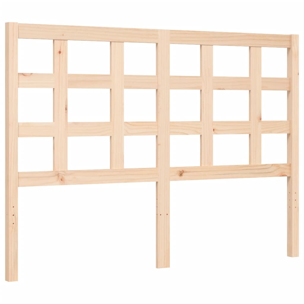 Cadre de lit sans matelas 140x190 cm bois de pin massif