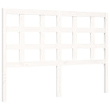 Cadre de lit sans matelas blanc 140x190 cm bois de pin massif