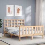 Cadre de lit sans matelas 120x200 cm bois de pin massif