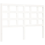 Cadre de lit sans matelas blanc 120x200 cm bois de pin massif