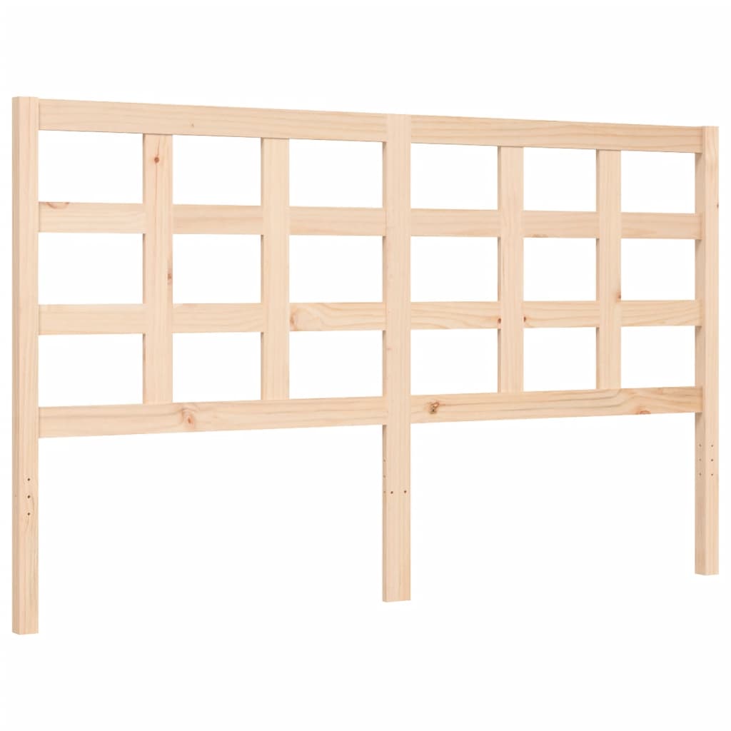 Cadre de lit sans matelas 160x200 cm bois massif de pin