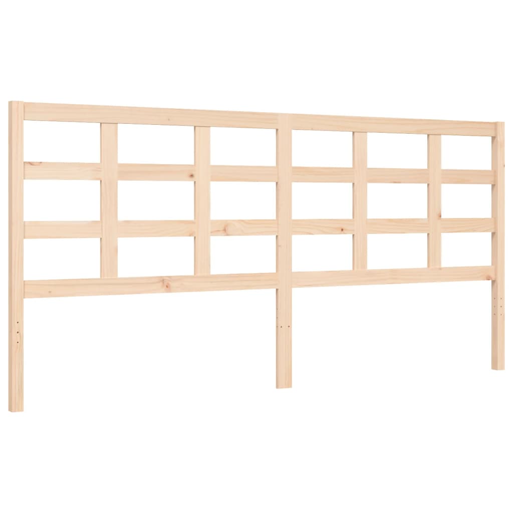 Cadre de lit sans matelas 200x200 cm bois massif de pin