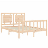 Cadre de lit sans matelas 140x190 cm bois de pin massif