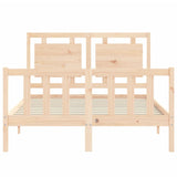 Cadre de lit sans matelas 120x200 cm bois de pin massif