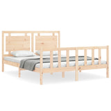 Cadre de lit sans matelas 160x200 cm bois massif de pin