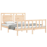 Cadre de lit sans matelas 160x200 cm bois massif de pin