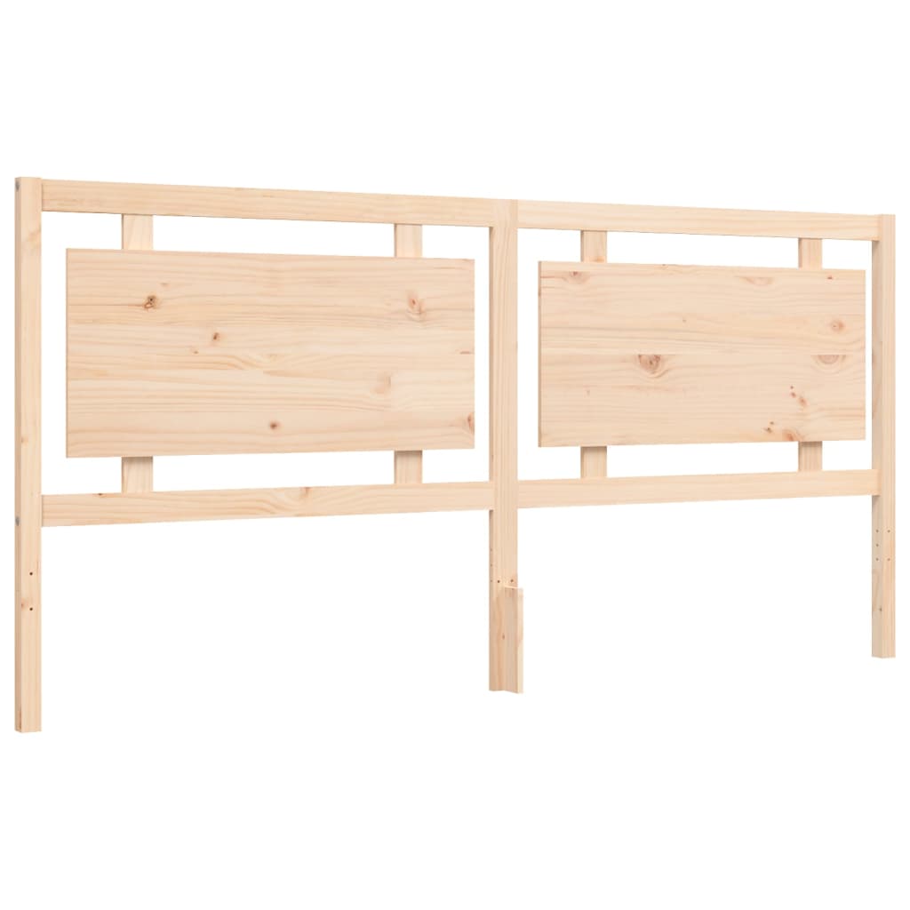 Cadre de lit sans matelas 200x200 cm bois massif de pin