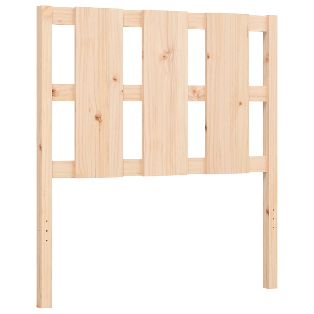 Cadre de lit sans matelas 90x190 cm bois de pin massif