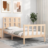 Cadre de lit sans matelas 90x190 cm bois de pin massif