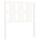 Cadre de lit sans matelas blanc 90x190 cm bois de pin massif