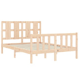 Cadre de lit sans matelas 140x190 cm bois de pin massif