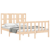 Cadre de lit sans matelas 140x200 cm bois massif de pin