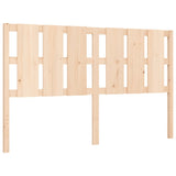 Bed frame without mattress 160x200 cm solid pine wood