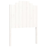 Cadre de lit sans matelas blanc bois de pin massif