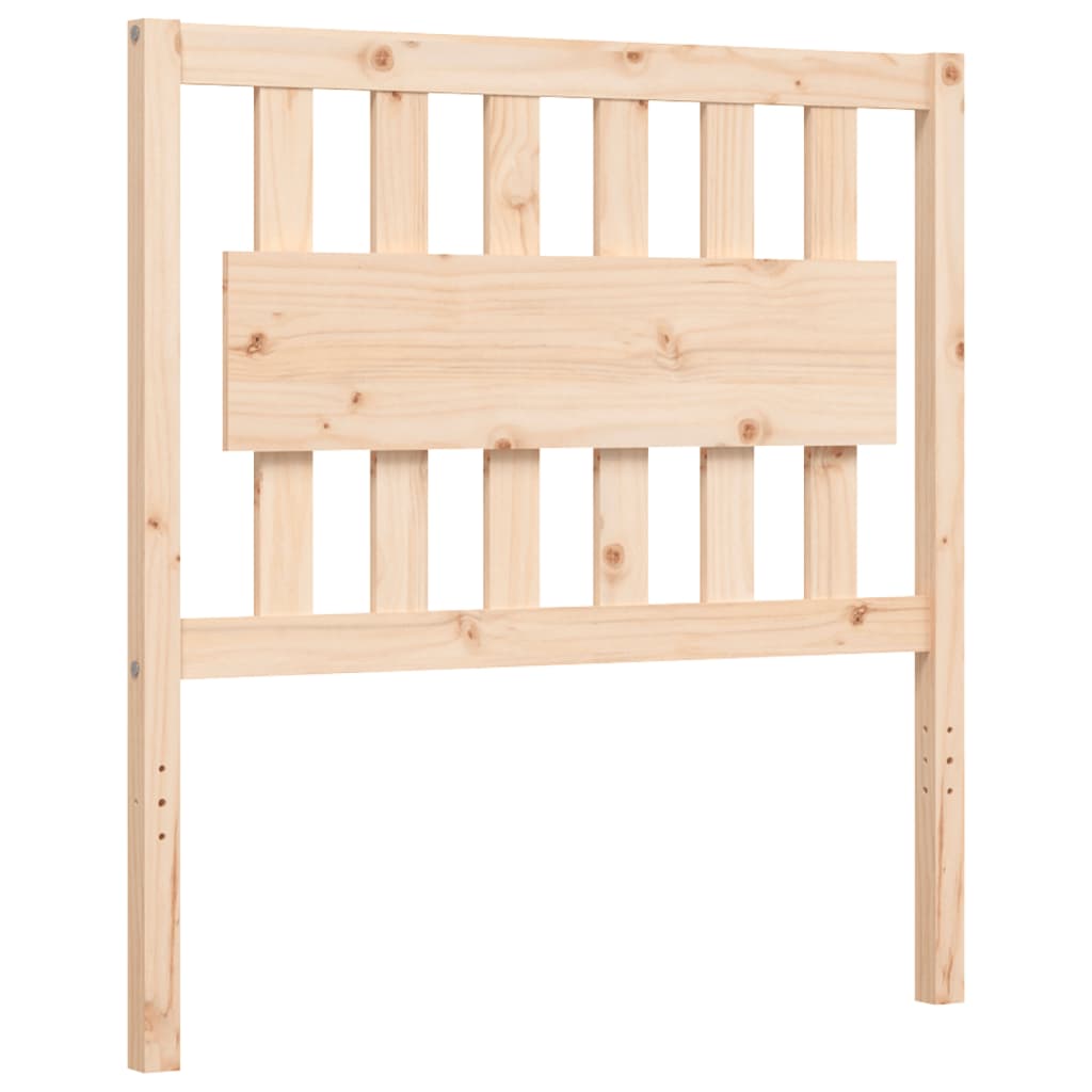 Cadre de lit sans matelas 90x200 cm bois de pin massif