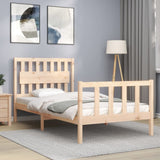 Cadre de lit sans matelas 100x200 cm bois massif de pin