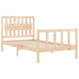 Cadre de lit sans matelas 100x200 cm bois massif de pin