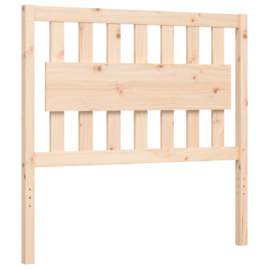 Cadre de lit sans matelas 100x200 cm bois massif de pin