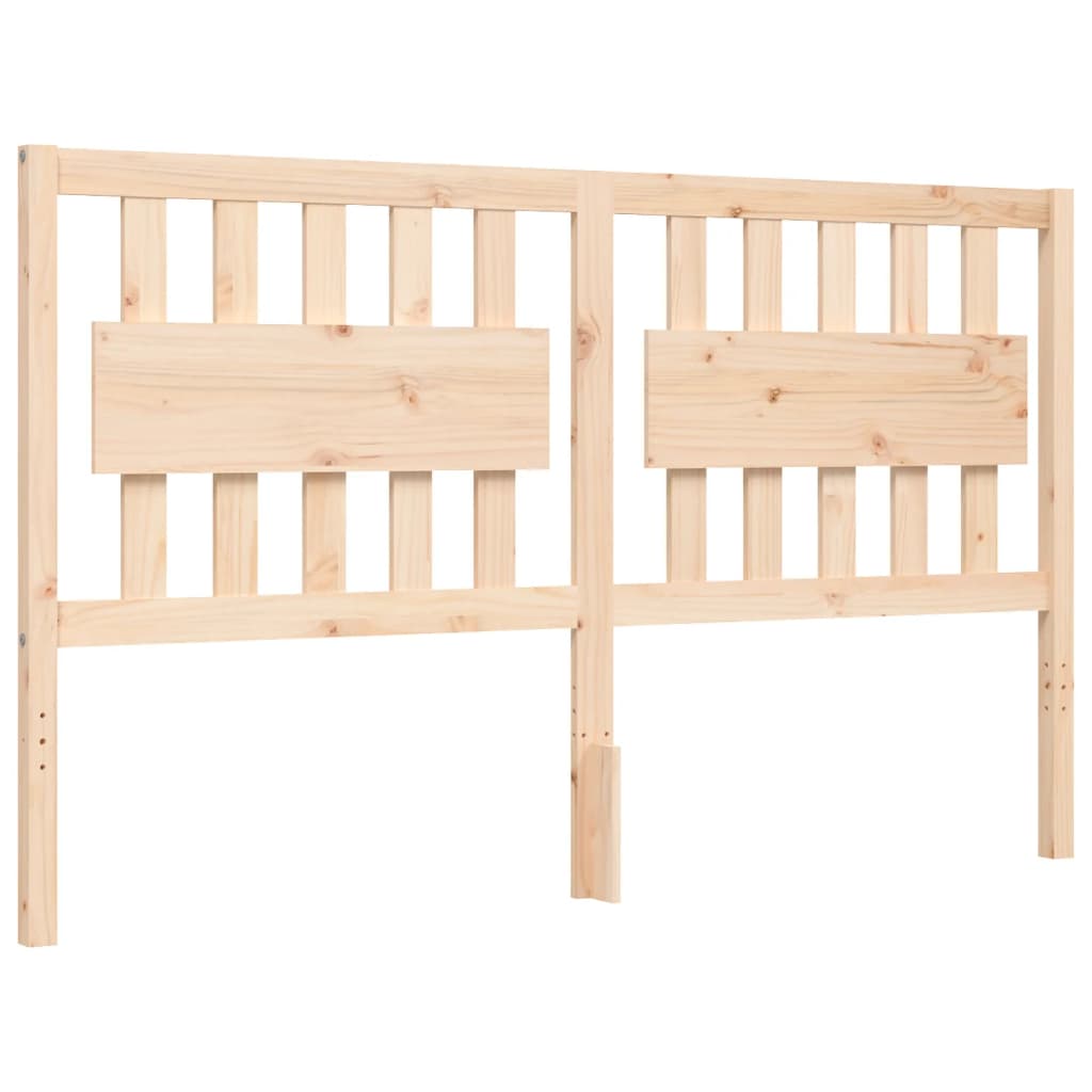 Cadre de lit sans matelas 160x200 cm bois massif de pin