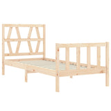 Cadre de lit sans matelas 100x200 cm bois massif de pin