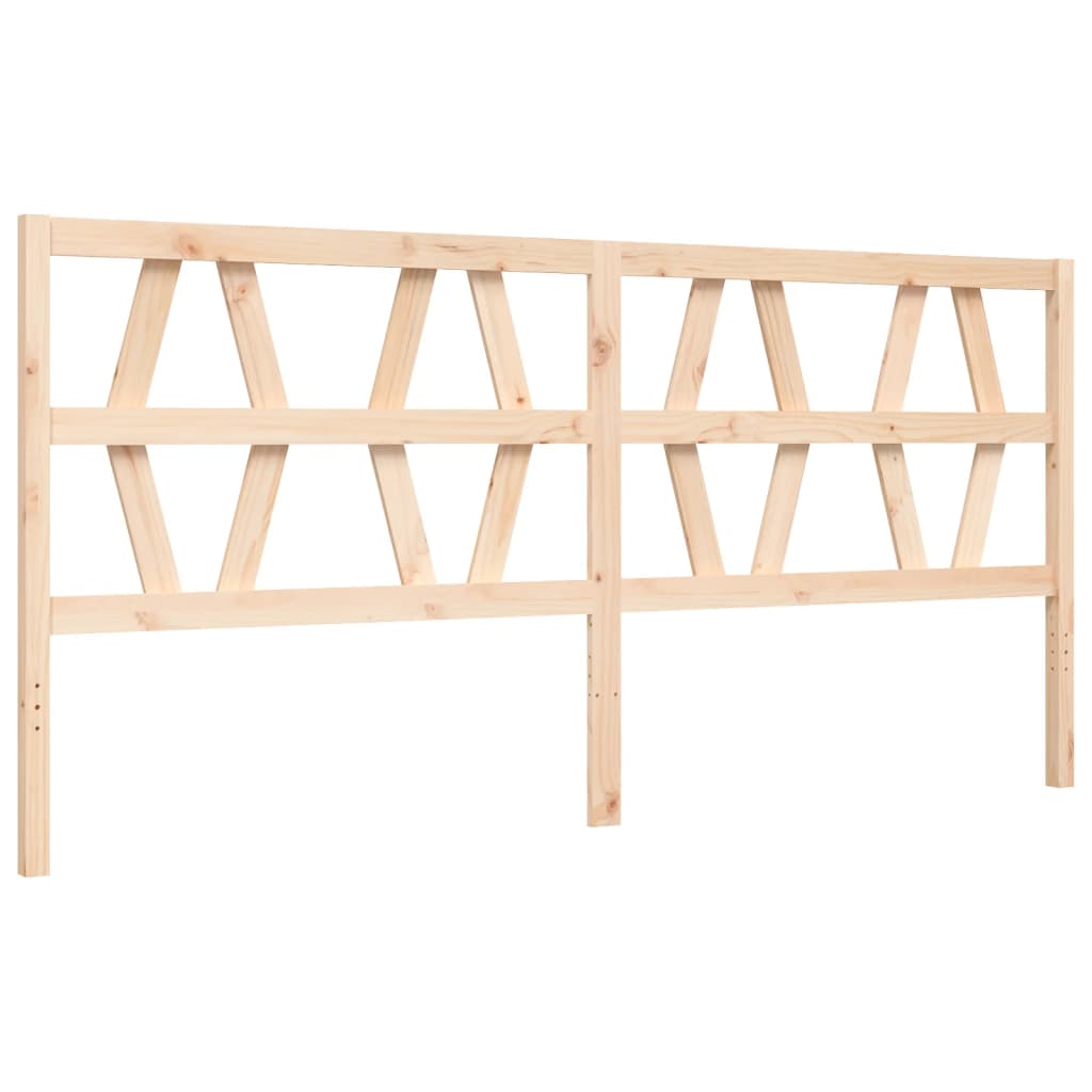 Cadre de lit sans matelas 200x200 cm bois massif de pin