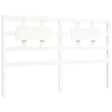 Cadre de lit sans matelas blanc 160x200 cm bois de pin massif