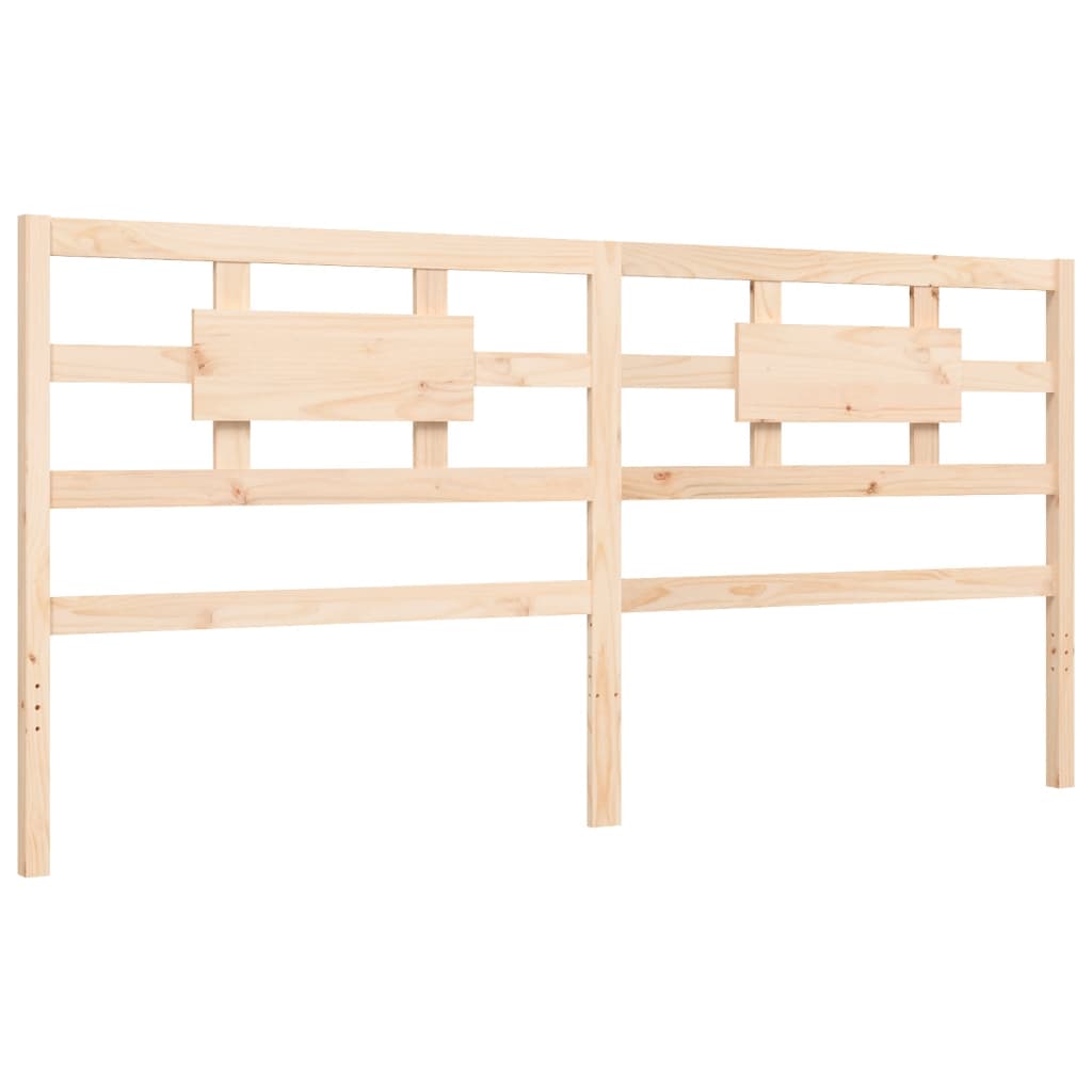 Cadre de lit sans matelas 200x200 cm bois massif de pin