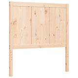 Bed frame without mattress 100x200 cm solid pine wood