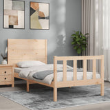 Cadre de lit sans matelas 100x200 cm bois massif de pin